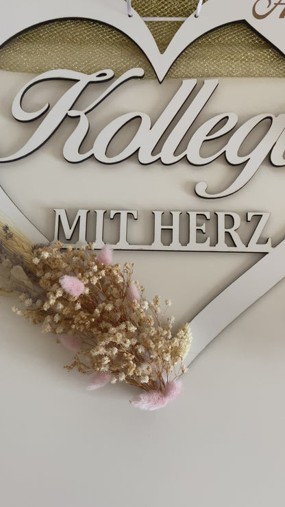 Türdeko Schnörkelringe Holz