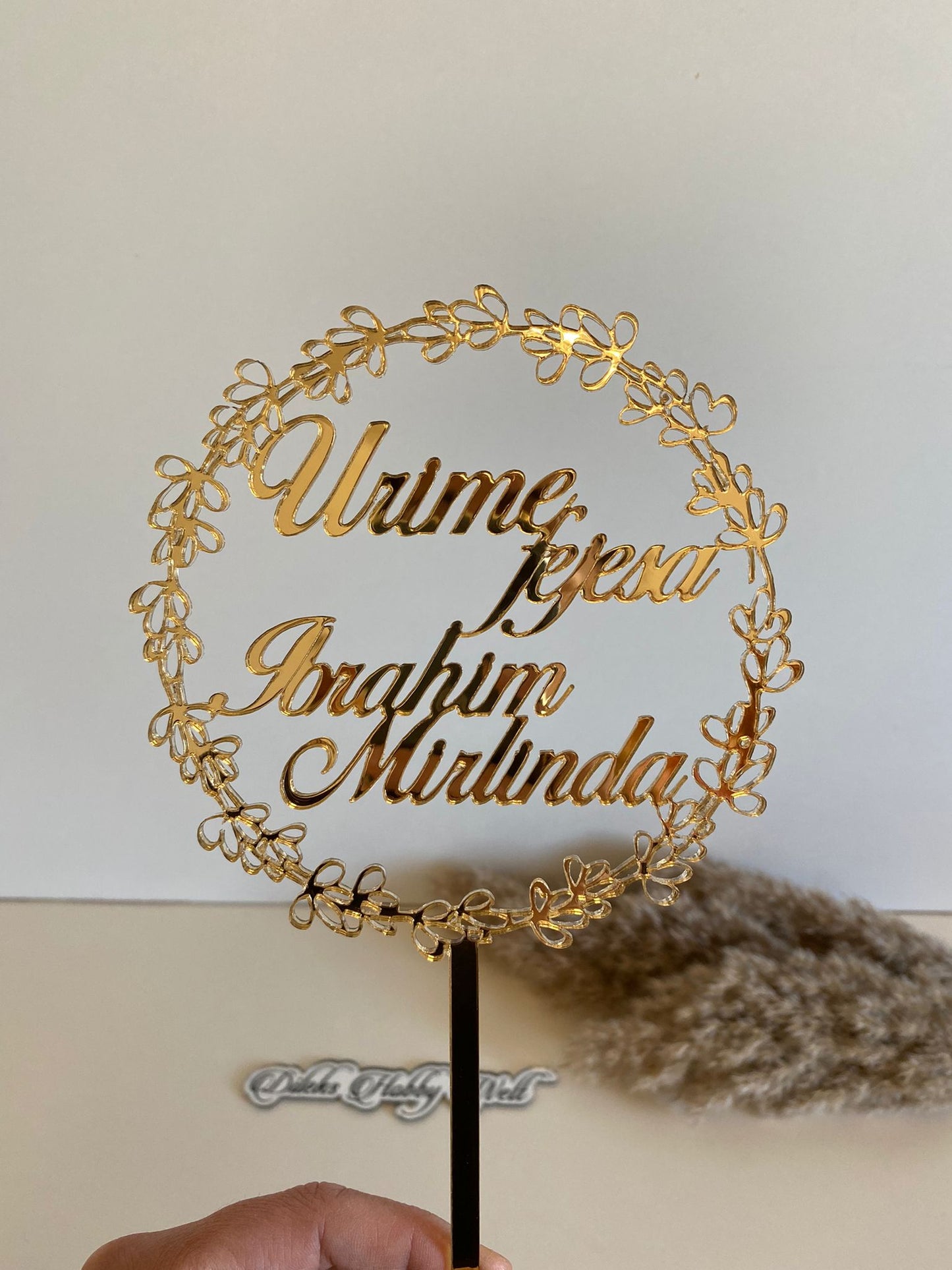 Cake Topper Ring-Verzierung