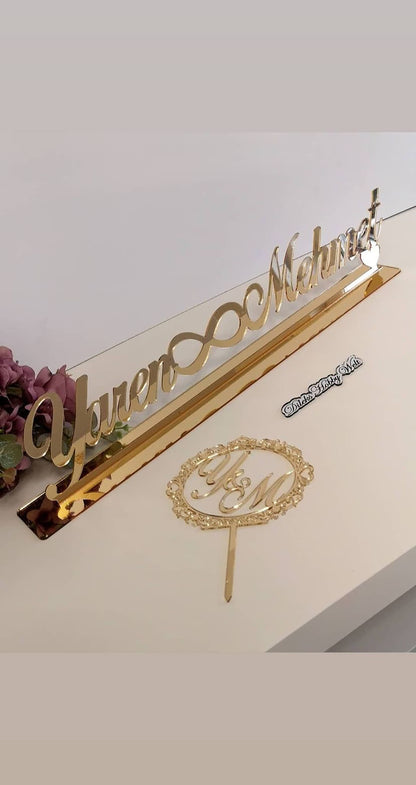 Namensaufsteller Standard mit Unendlichkeitszeichen