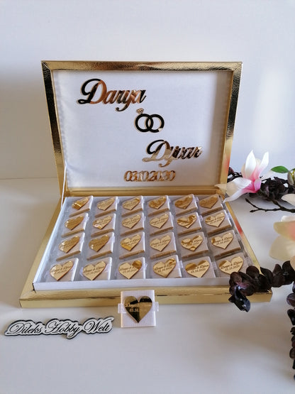 Schokobox Ringe Heart