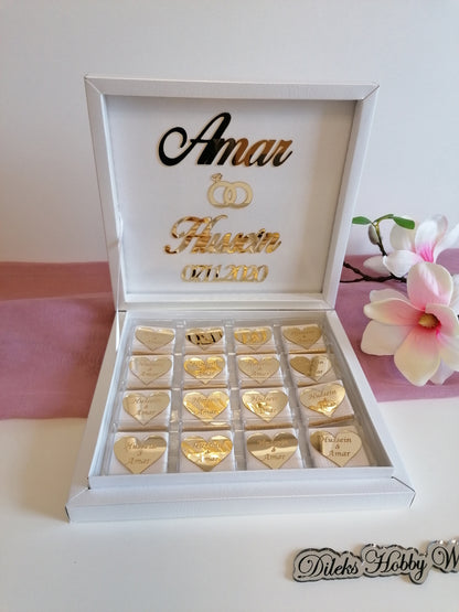 Schokobox Ringe Heart