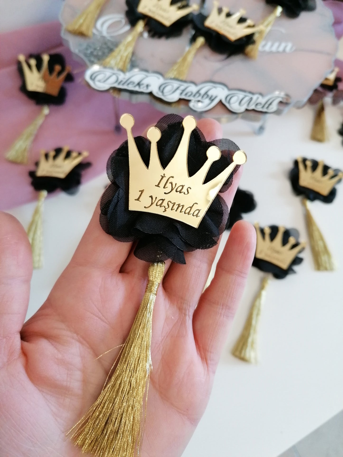 Gastgeschenke Kinder Krone - Plexi