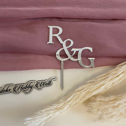 Cake Topper aus Plexiglas - Buchstaben
