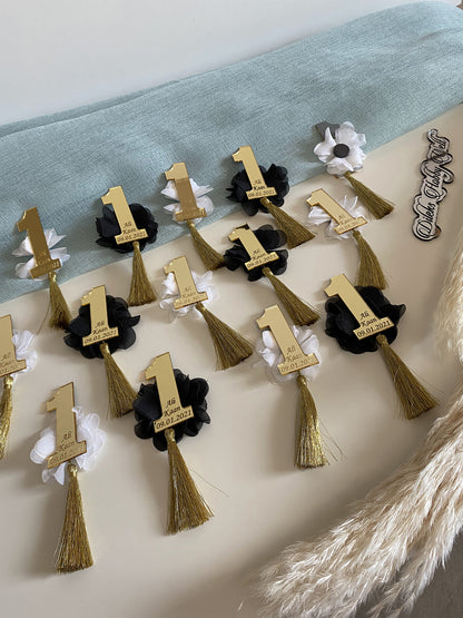 Gastgeschenke Kinder Zahlen-Plexi