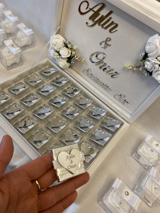 Schokobox White Flower Dream