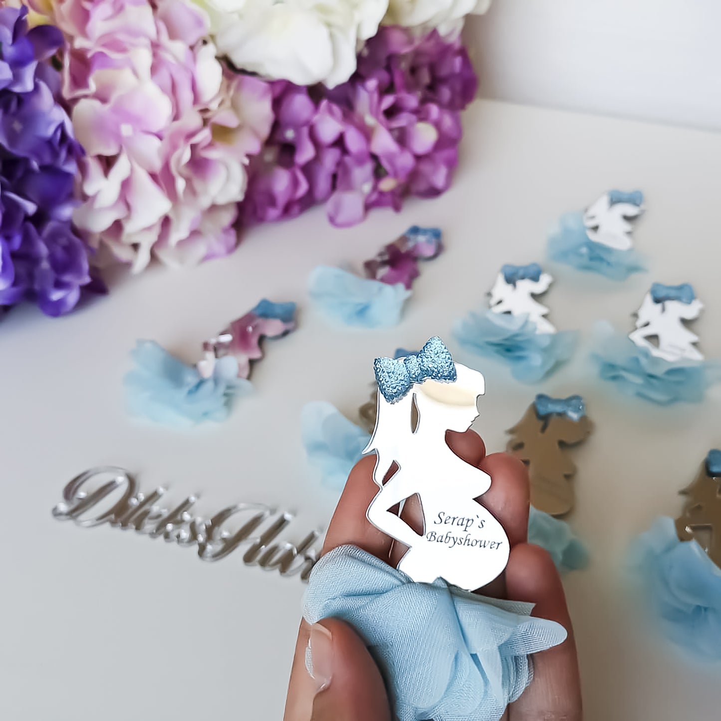 Gastgeschenke Mom to be - Plexi