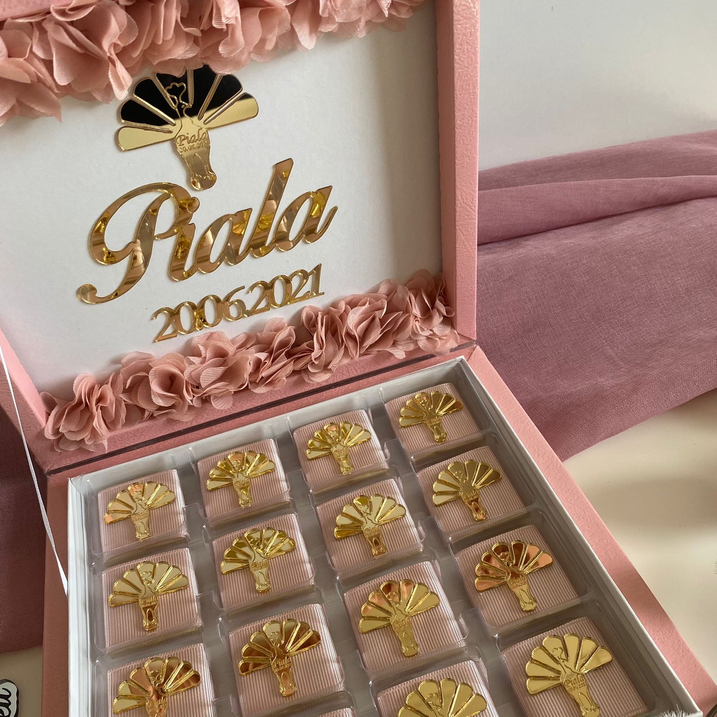 Schokobox Kinder Pfau Rose Dream