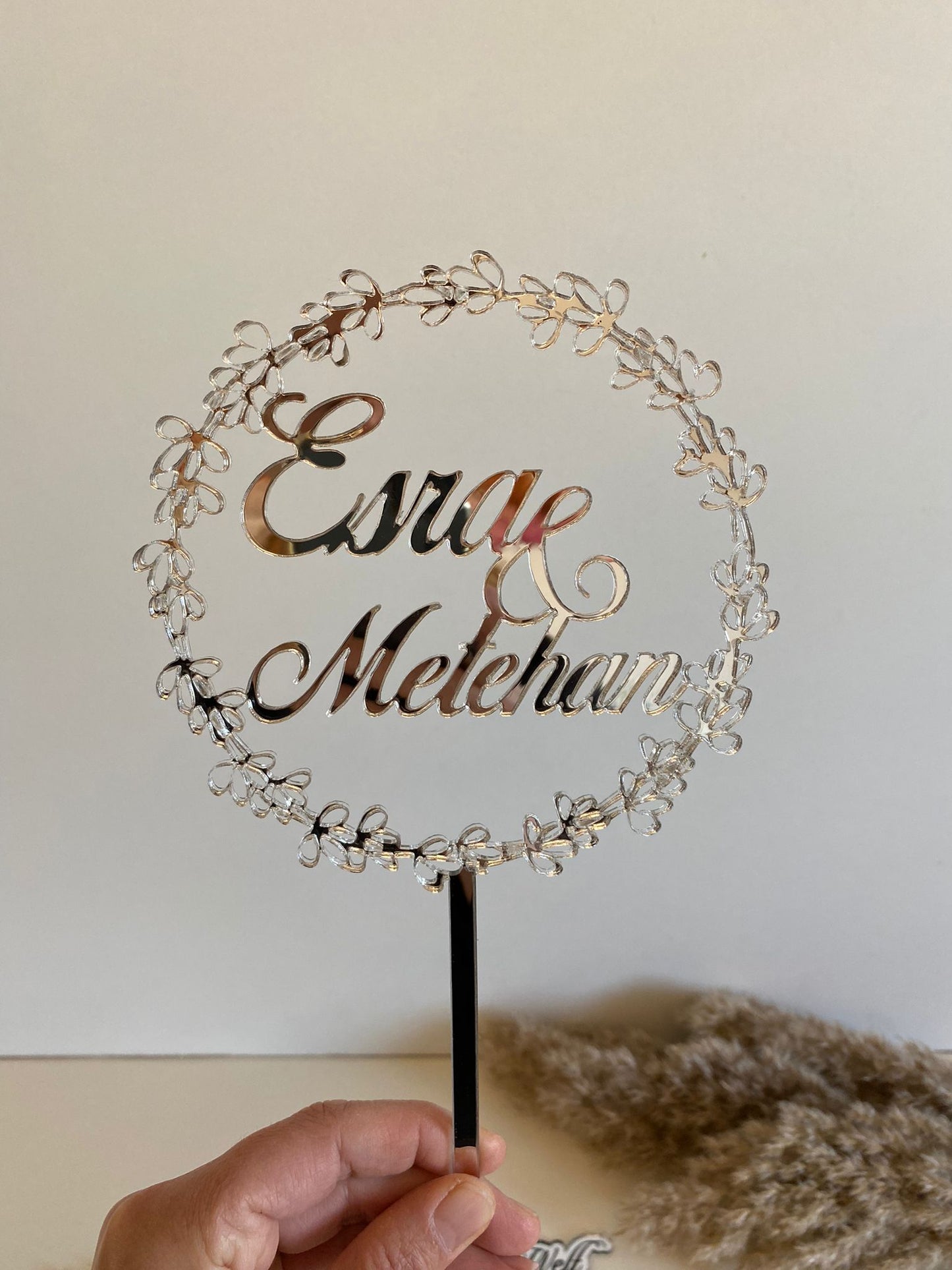Cake Topper Ring-Verzierung