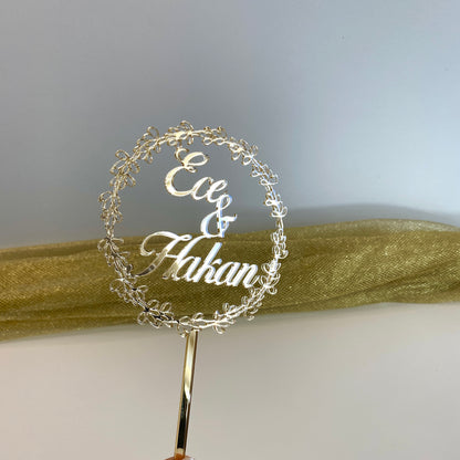 Cake Topper Ring-Verzierung