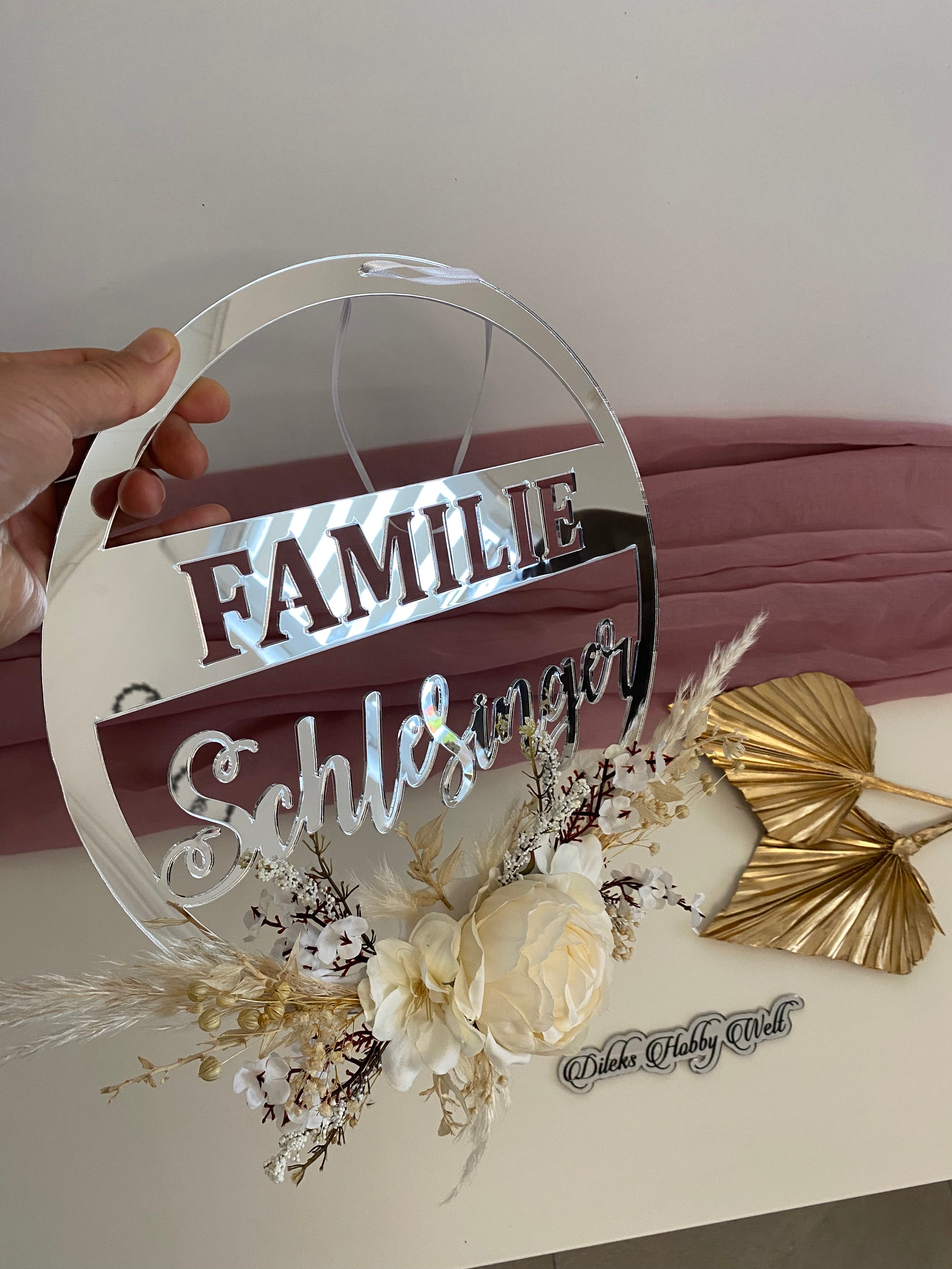 Türdeko White Flower Dream – dilekshobbywelt